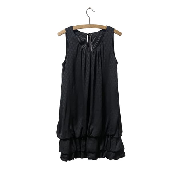 Dot Jacquard Balloon Dress