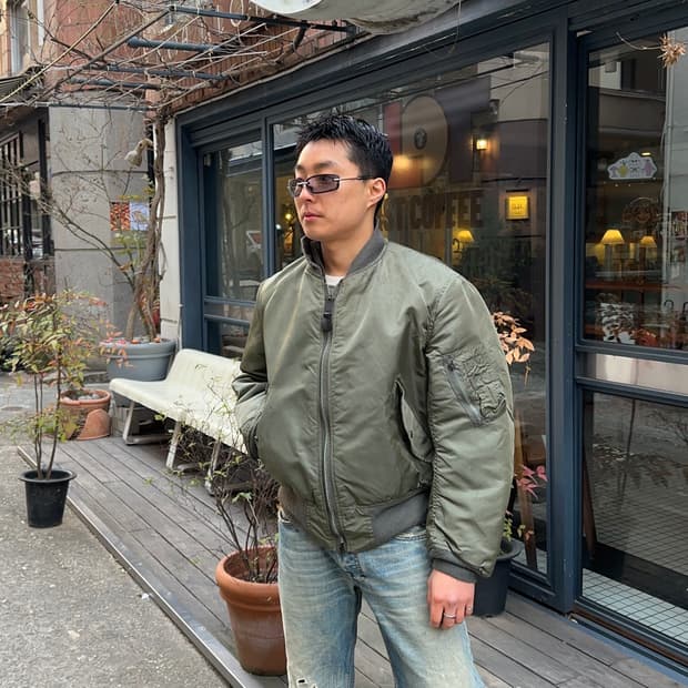 90’s Alpha Industries Ma-1 USA flight 