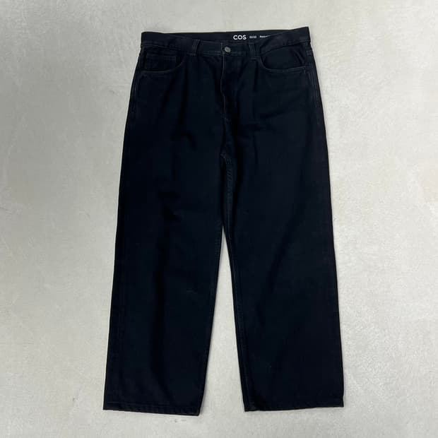 코스 흑청 데님팬츠 s08958