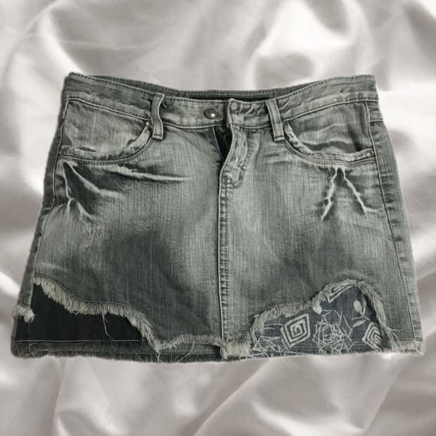 y2k 펑크 빈티지 스커트