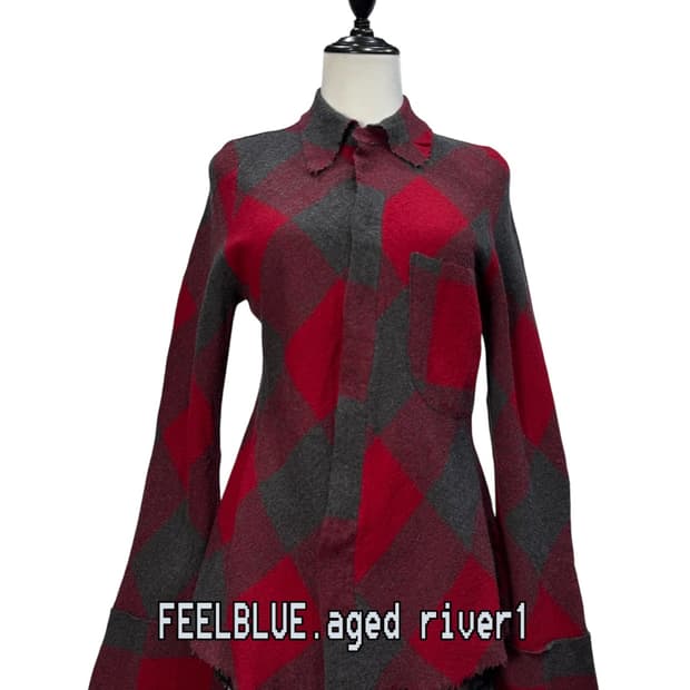 Grunge Tartan Red Shirt