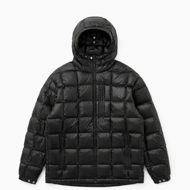 카키스 25FW Camper Hooded Down Jacket Black