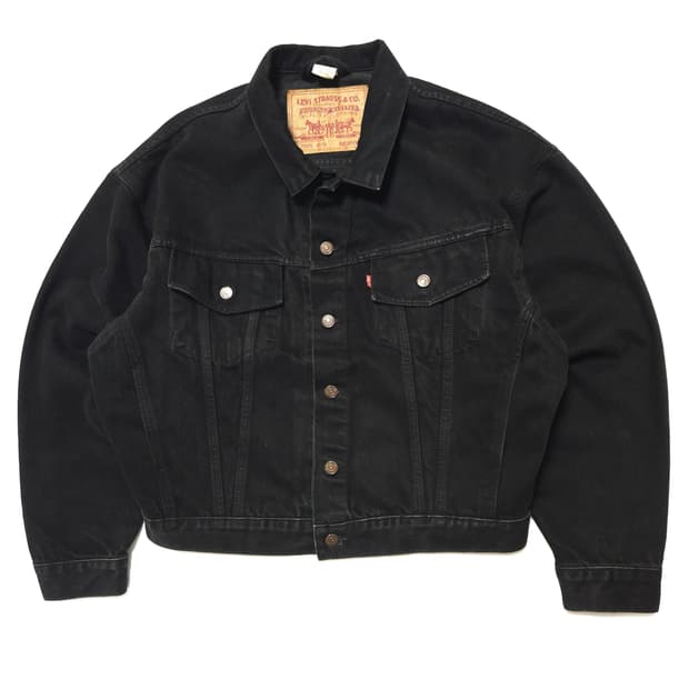 90s 리바이스 Levis 70598 데카 블랙 데님 자켓