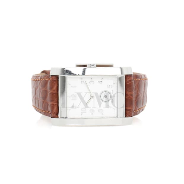 펜디 클래식 스틸 크로노 워치 가죽시계 7000G