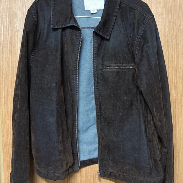 ZARA 데님 자켓 진브라운 M