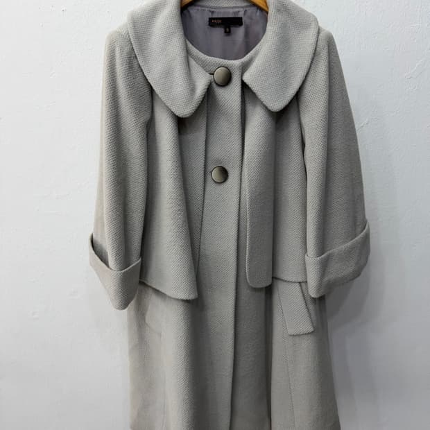 정품) maje 마쥬 A라인 회색 코트 0(55-66)
