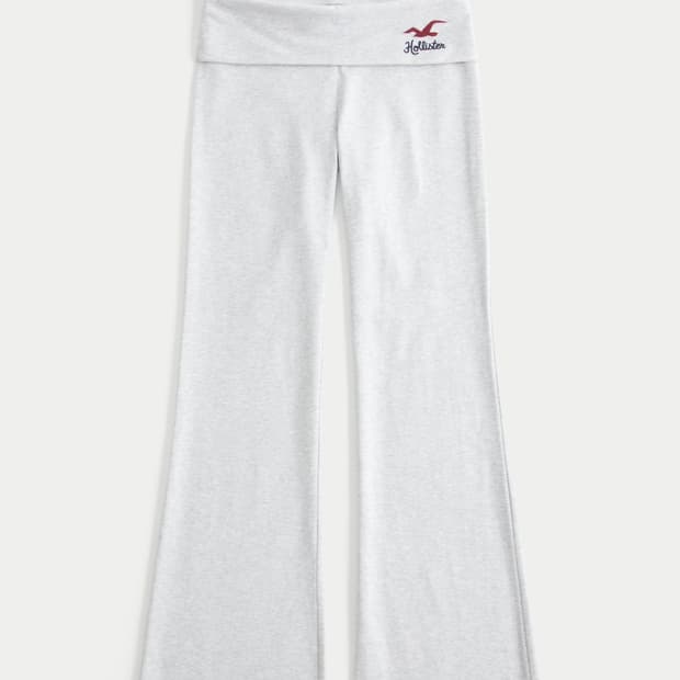 [M] 홀리스터 폴드오버 플레어 스웻팬츠 새상품