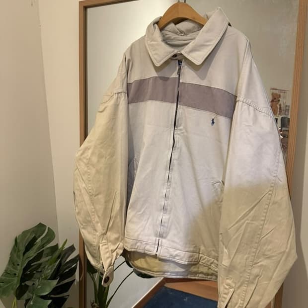폴로 랄프로렌 베이지색 자켓 스윙탑