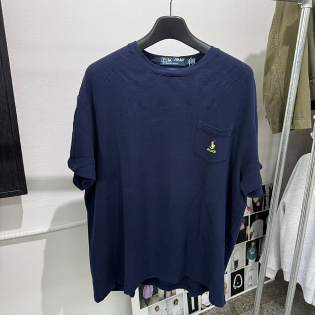 [XL] palace x polo waffle tee