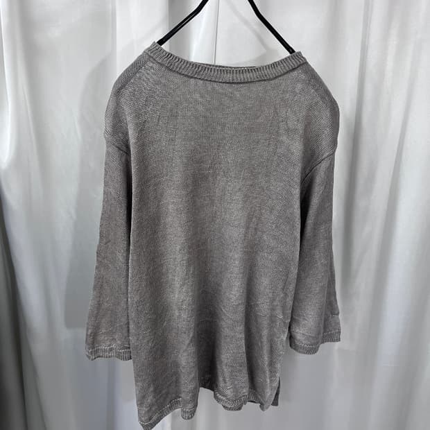 MUJI linen knit 