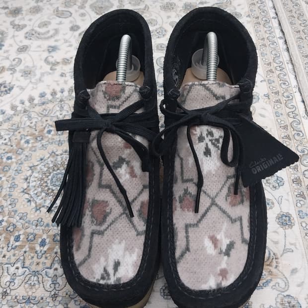 클락스 왈라비 END. x BEAMS 블랙 265mm