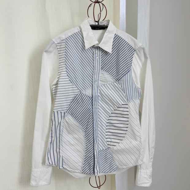 Spectro Dragon X Zucca 패치워크 셔츠