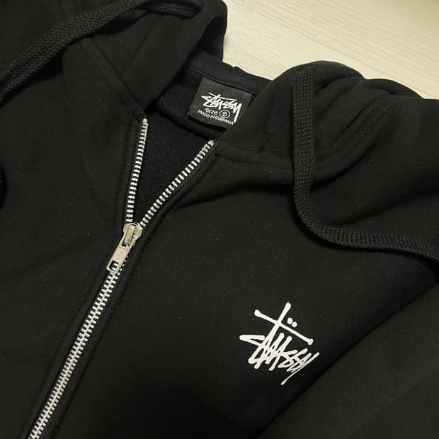 스투시 베이직 후드집업