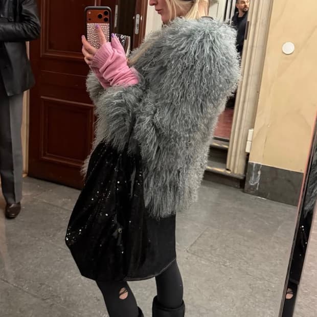 MOU 모우 블랙 40 부츠 [37사이즈]