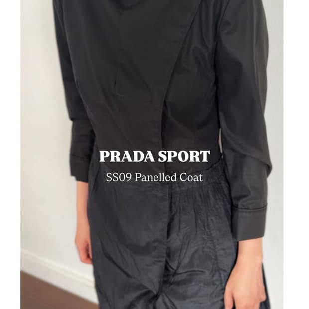 09SS Prada Sport Panelled Coat