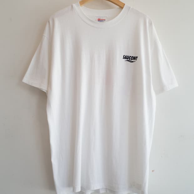 90s Hanes SAUCONY 써코니 프린팅 티셔츠