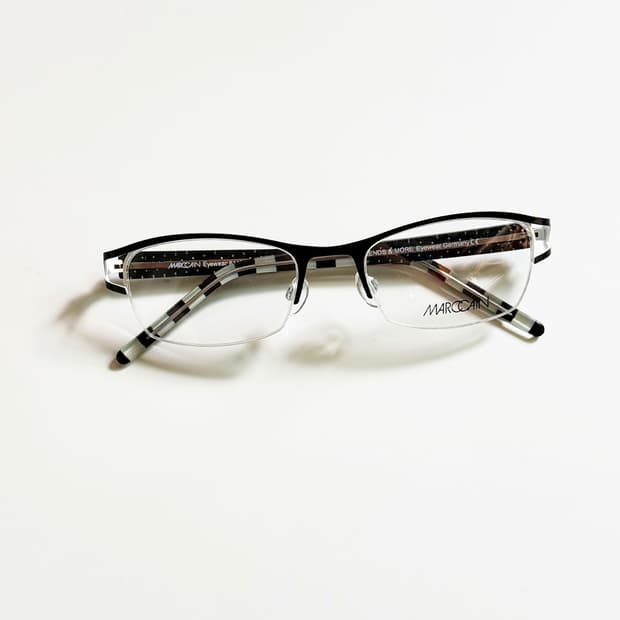독일제 MARC CAIN 반무테 스퀘어 빈티지 안경