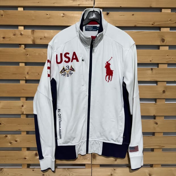 폴로 레이싱 USA 집업