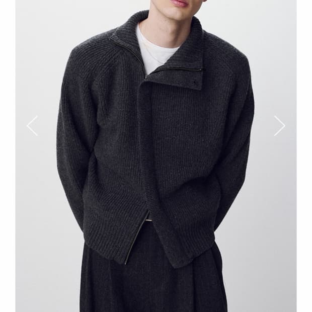 토니웩 사선 니트 집업(M사이즈)