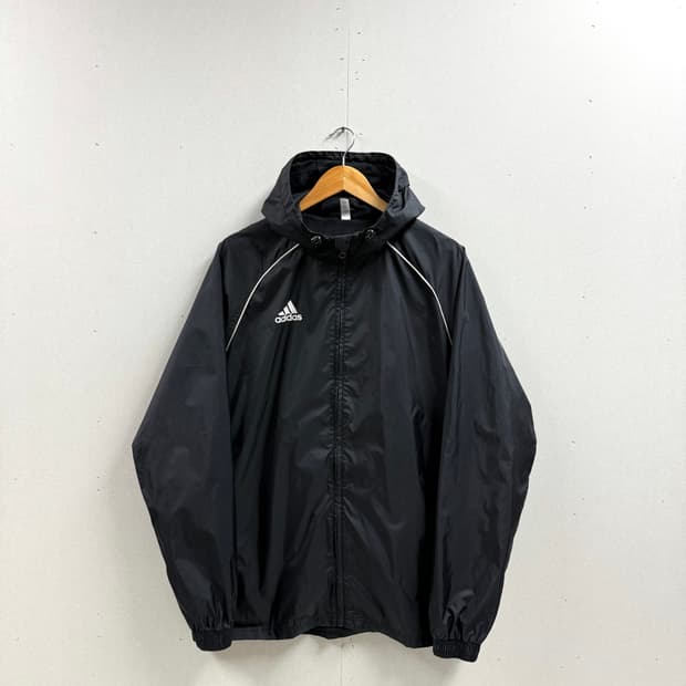 남성 XL / 아디다스 바람막이 블랙