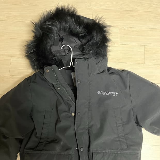 디스커버리 익스페디션 마운틴쿡숏패딩 블랙