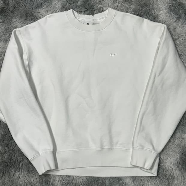 나이키 nrg 솔로스우시 크루 맨투맨 화이트 L