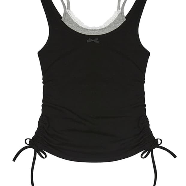 러브이즈트루 블랙 나시 