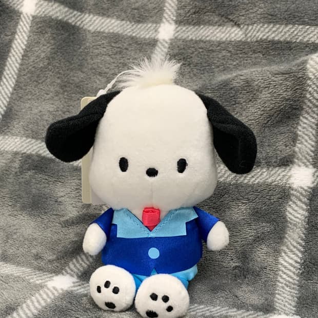 산리오 퓨로랜드 한정 포차코 마스코트 키링