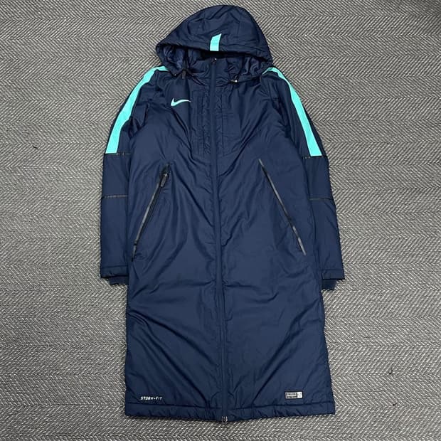 나이키 배색 롱패딩 v0217