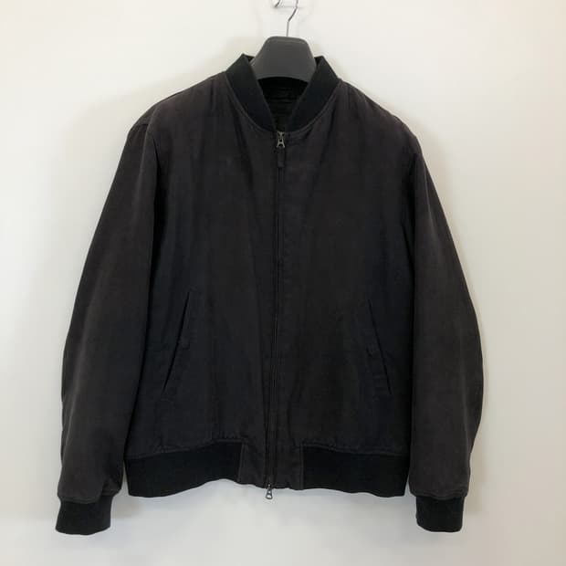 유니클로 벨루어 가먼트 MA-1 블루종 XL