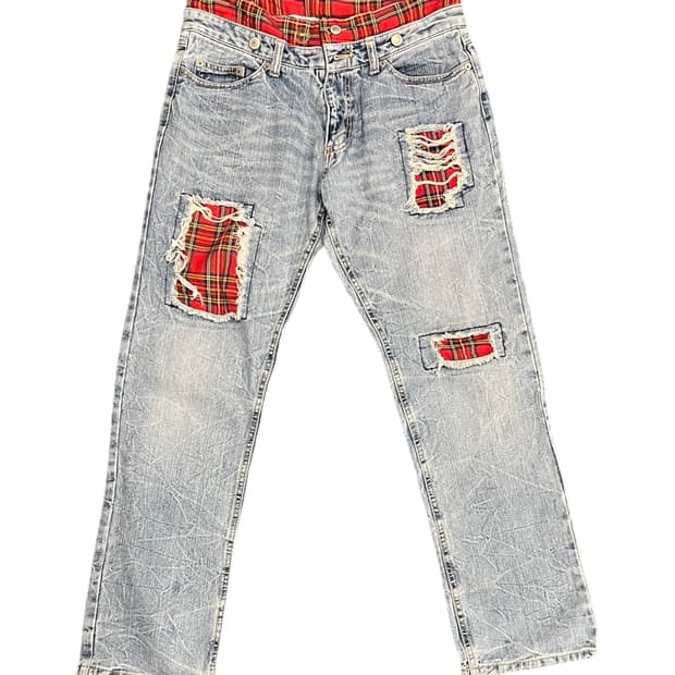 JPN 커스텀 디테일 데님 팬츠 36