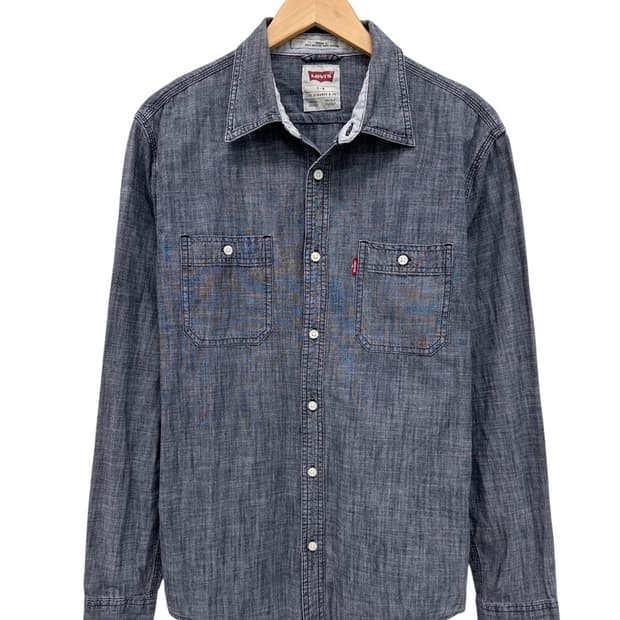 리바이스 샴브레이 셔츠 쿨그레이 (L) 