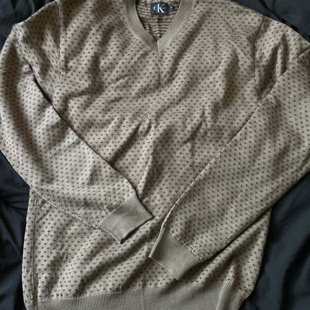 캘빈클라인 니트 베이지 