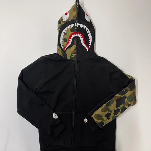 [정품] 베이프 샤크 후드집업 싸게 처분함