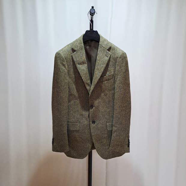 (택포) 맨온더분 트위드 헤링본 자켓 46 A934