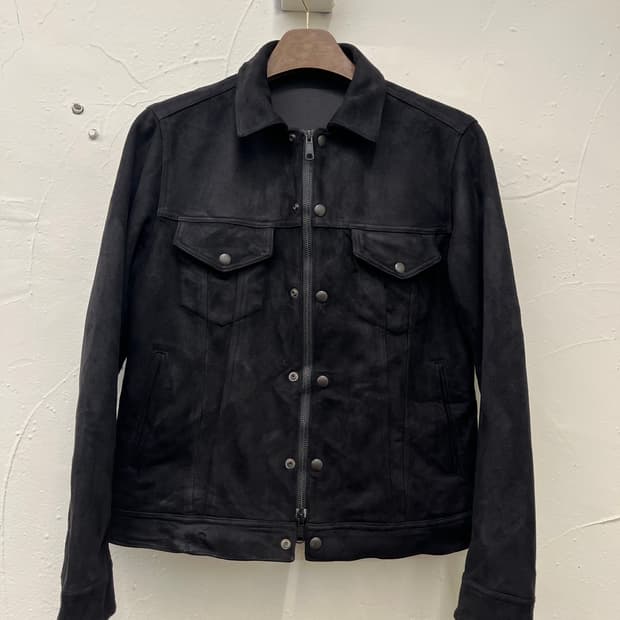 빔즈 스웨이드 자켓 블랙