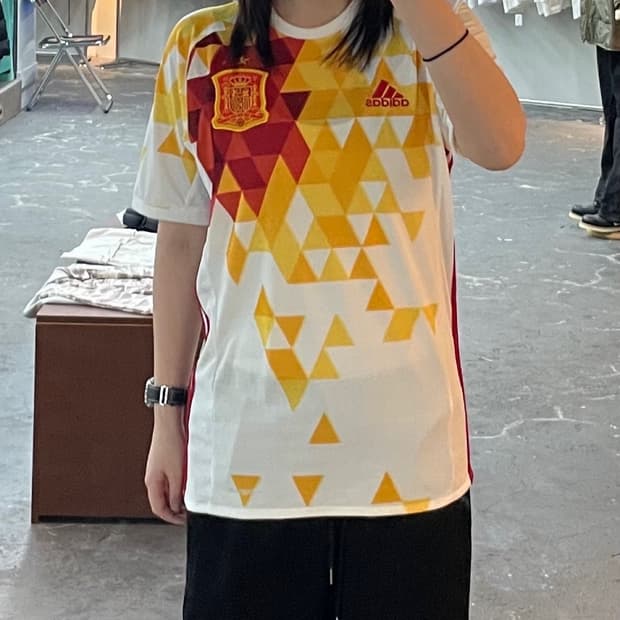 아디다스 스페인 국대 16-18 어웨이 유니폼 H1493