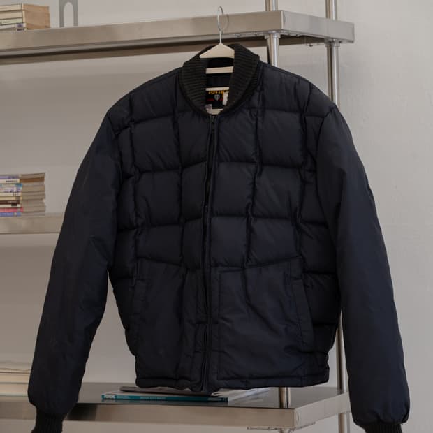 (L) tempco 템포 빈티지 다운자켓 블랙