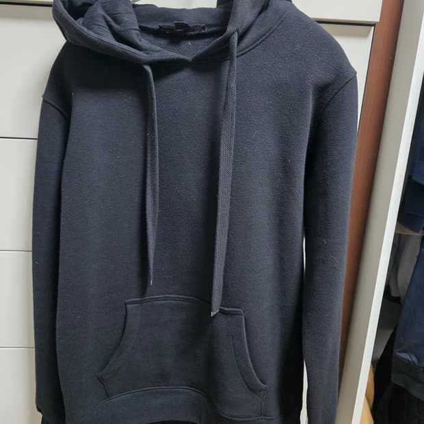 올세인츠 블랙 후드티 후디 S