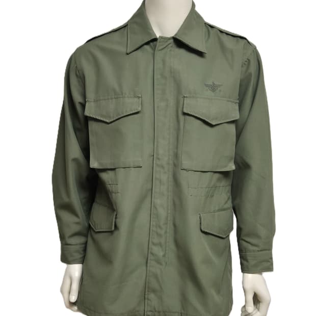 국군 구형 민무늬 야전상의 전투복 상의 자켓 (L) (미사용품)