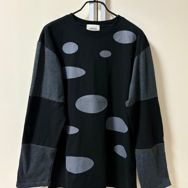 페스토 dot block T-shirt black