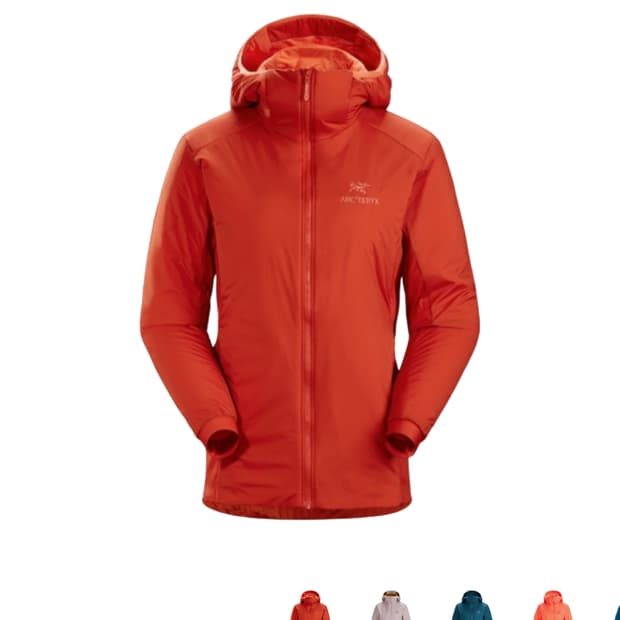 여성XL 아크테릭스 아톰 LT 후디 포크로어 