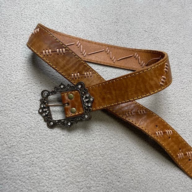 빈티지 소가죽벨트- 빈티지벨트