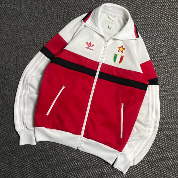 아디다스 09-10 AC밀란 배색 트랙탑 져지y 5419