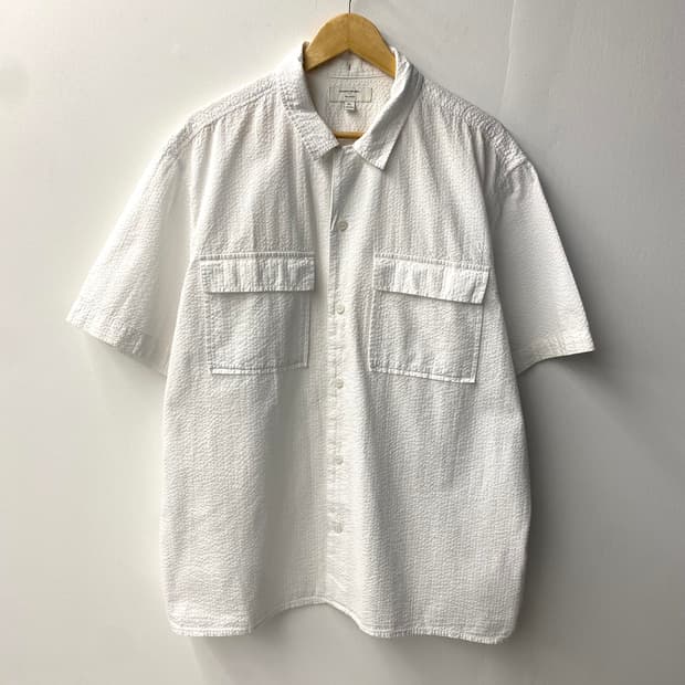 [XL] Banana Republic 바나나리퍼블릭 시어서커 반팔셔츠
