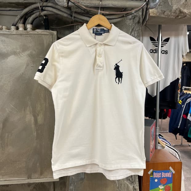 폴로 빅포니 반팔 카라티 화이트 L #csz2662