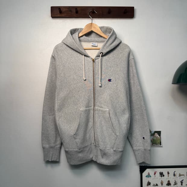 90s 챔피온 리버스위브 후드집업/T137