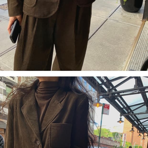 메이비베이비 코듀로이 팬츠(브라운, M)