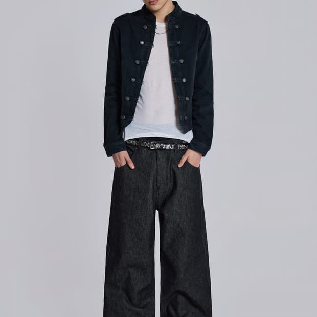 [30] 제이디드 런던 Axis 블랙 데님팬츠 jaded london