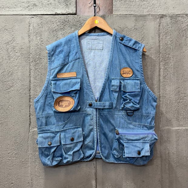 SKC 비디오클럽 테크 데님 베스트 (L)  